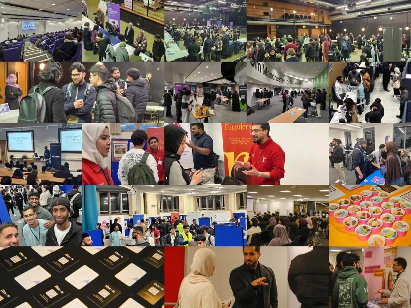 A collage of moments from IHSAAN programmes